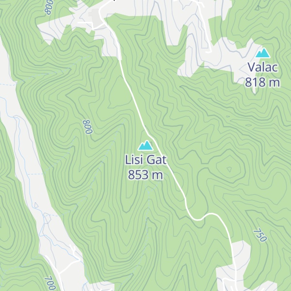 Map of Lisi Gat