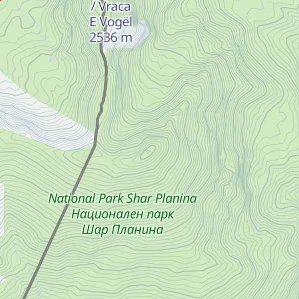 Map of Mala Vraca