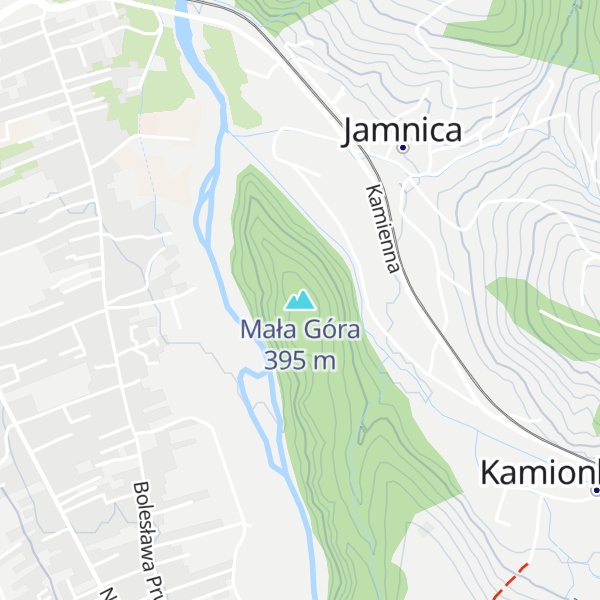 Map of Mała Góra