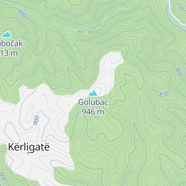 Map of Golubac