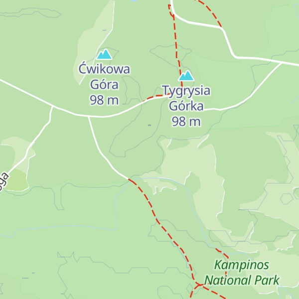 Map of Zakrętkowa Góra