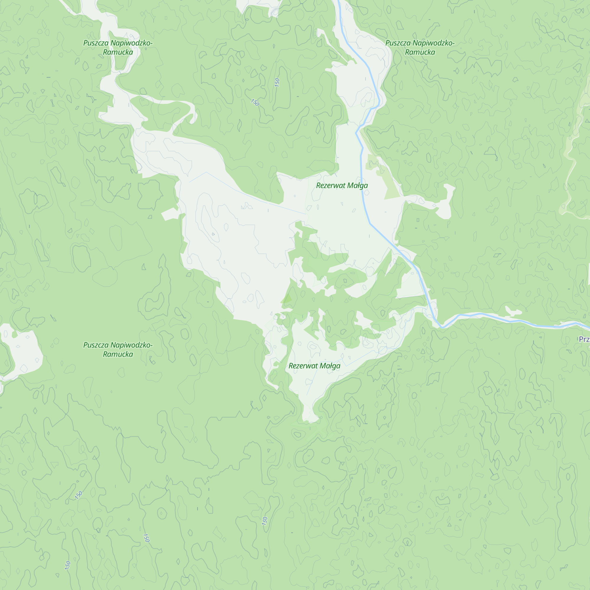Małga map
