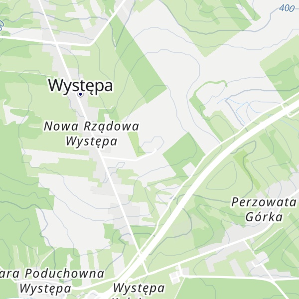 Map of Występa