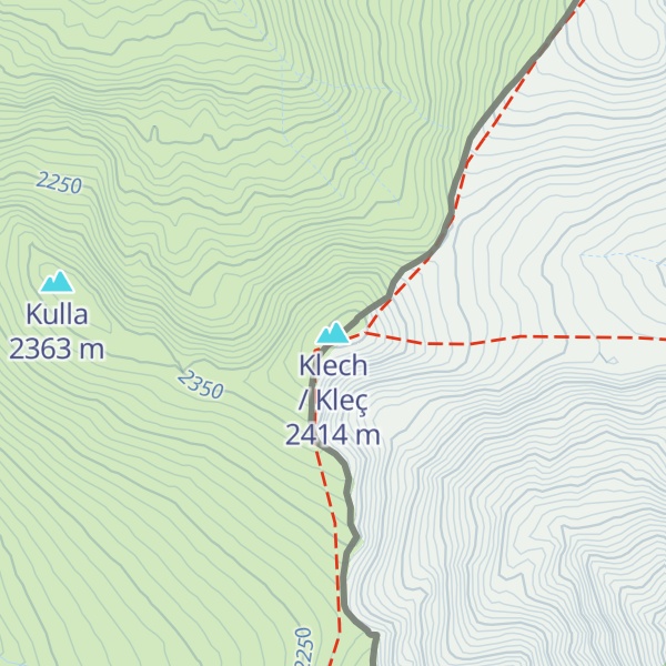 Map of Klech / Kleç