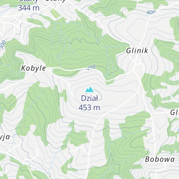 Map of Dział