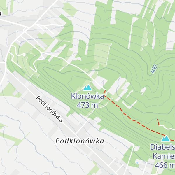 Map of Klonówka