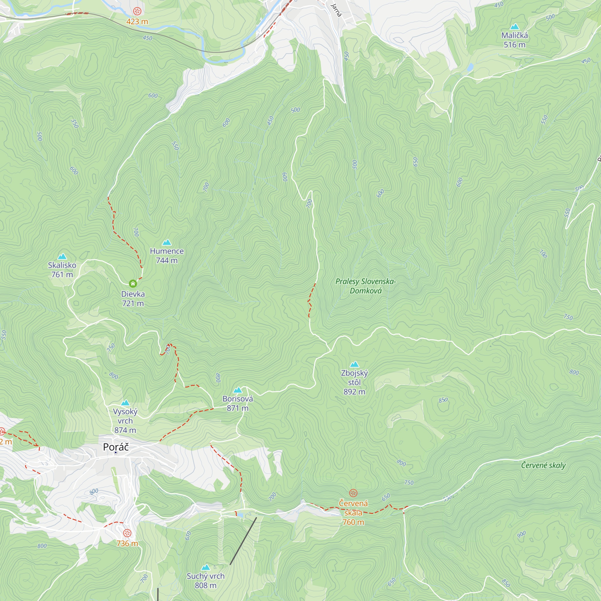 Útulňa dobrého Pastiera map