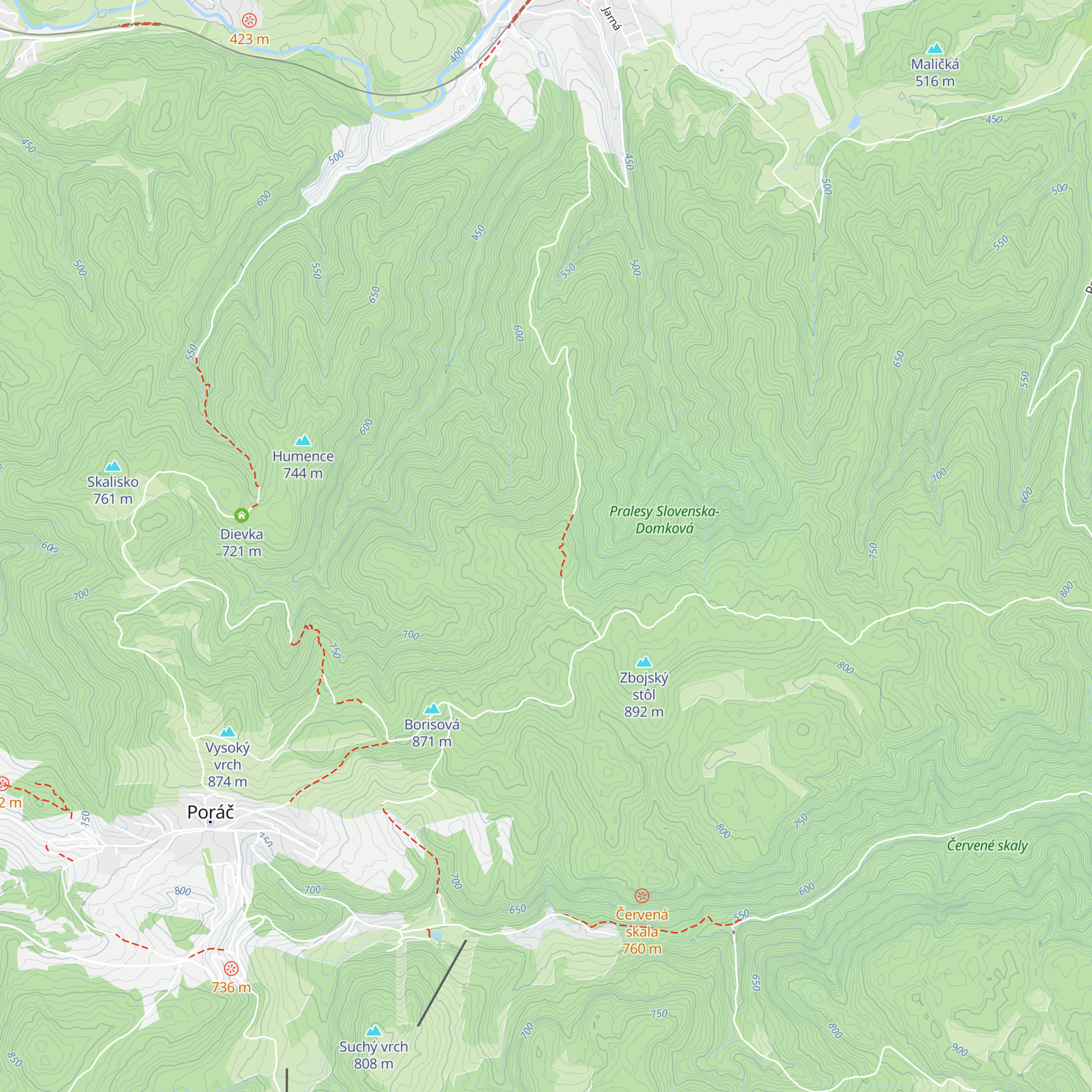 Útulňa dobrého Pastiera map