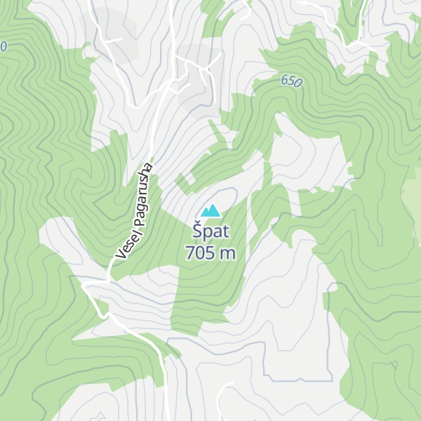 Map of Špat