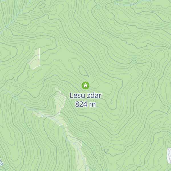 Map of Lesu zdar