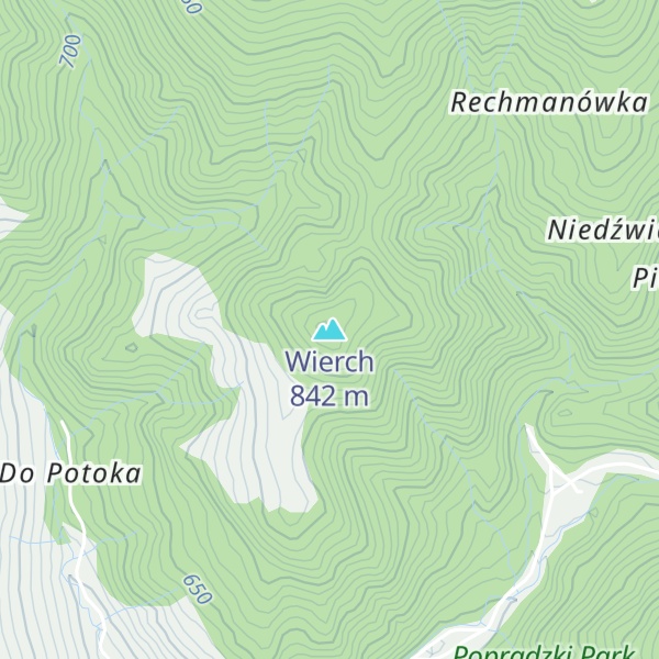 Map of Wierch