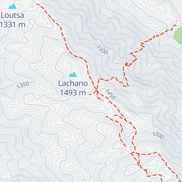 Map of Mountain refuge