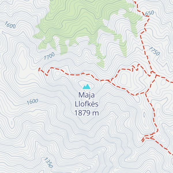 Map of Maja Llofkës