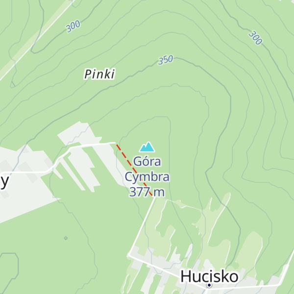 Map of Góra Cymbra