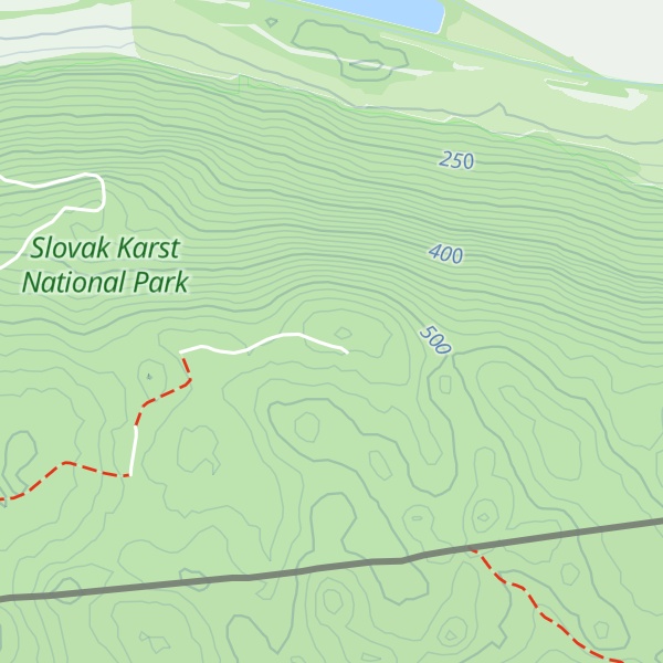 Map of Nižný vrch