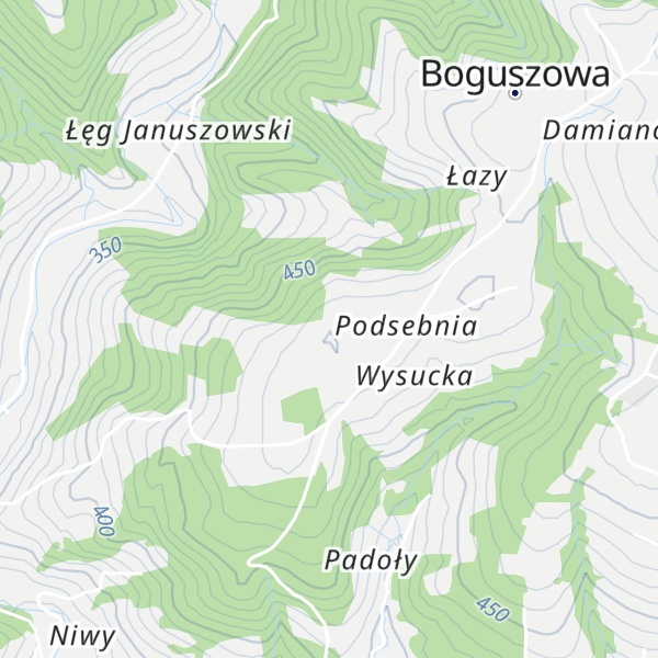 Map of Wysucka