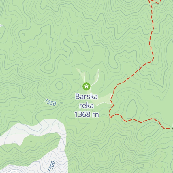 Map of Barska reka