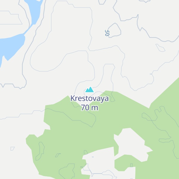 Map of Krestovaya