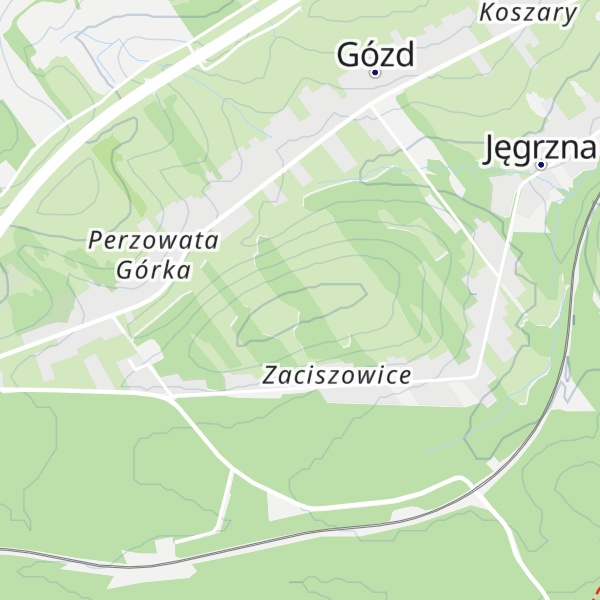 Map of Cisowa Góra
