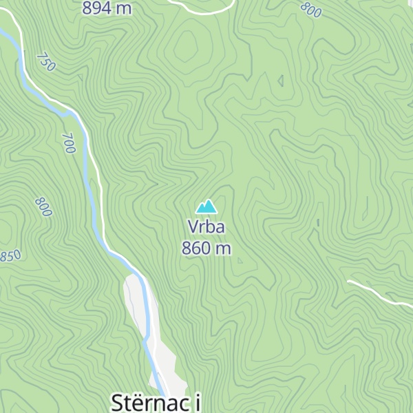 Map of Vrba