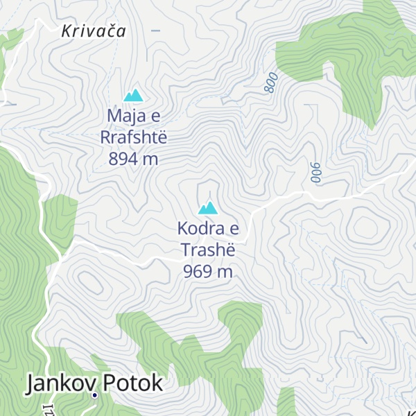 Map of Kodra e Trashë