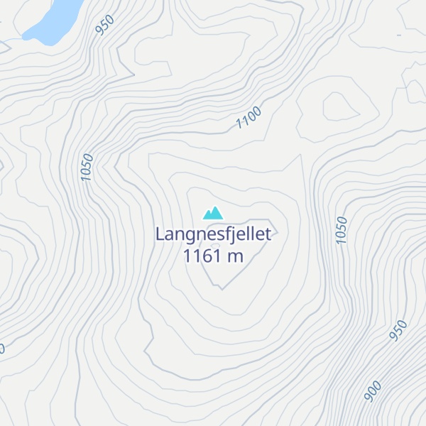 Map of Langnesfjellet