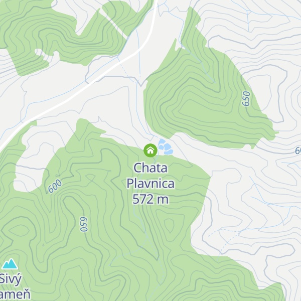 Map of Chata Plavnica