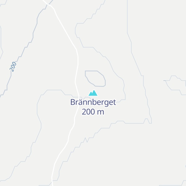 Map of Brännberget
