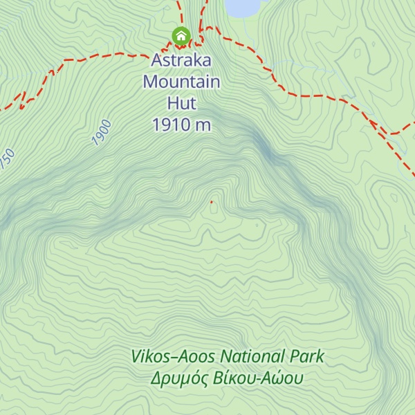 Map of Astraka