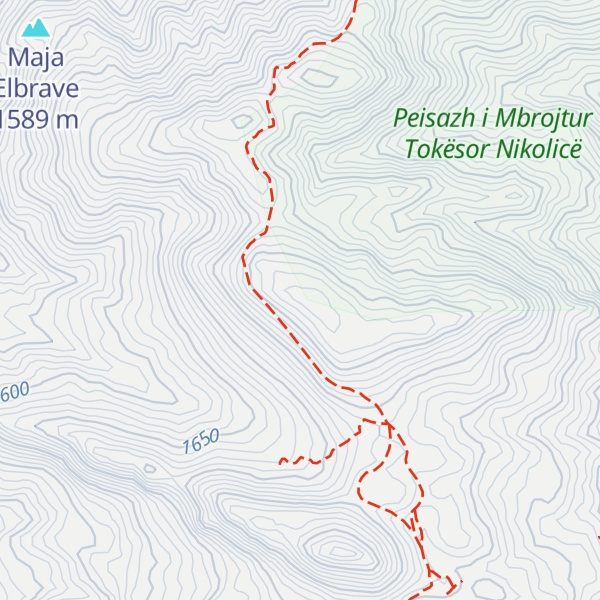Map of Maja Furkës