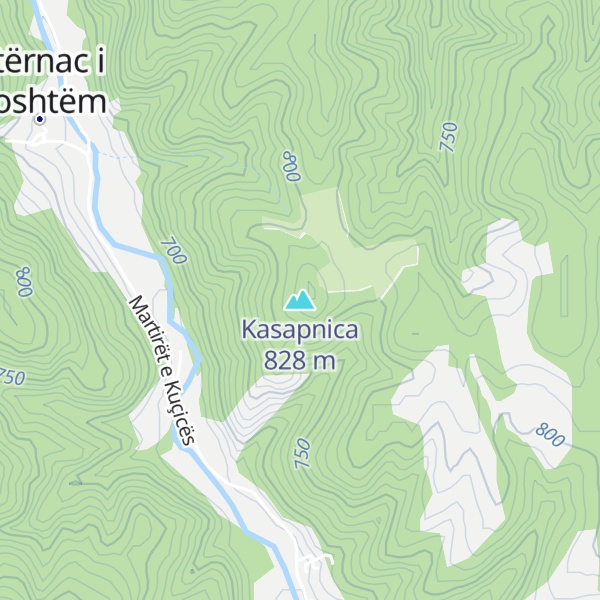 Map of Kasapnica