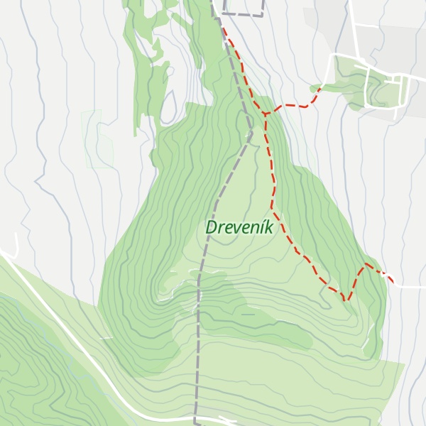 Map of Dreveník