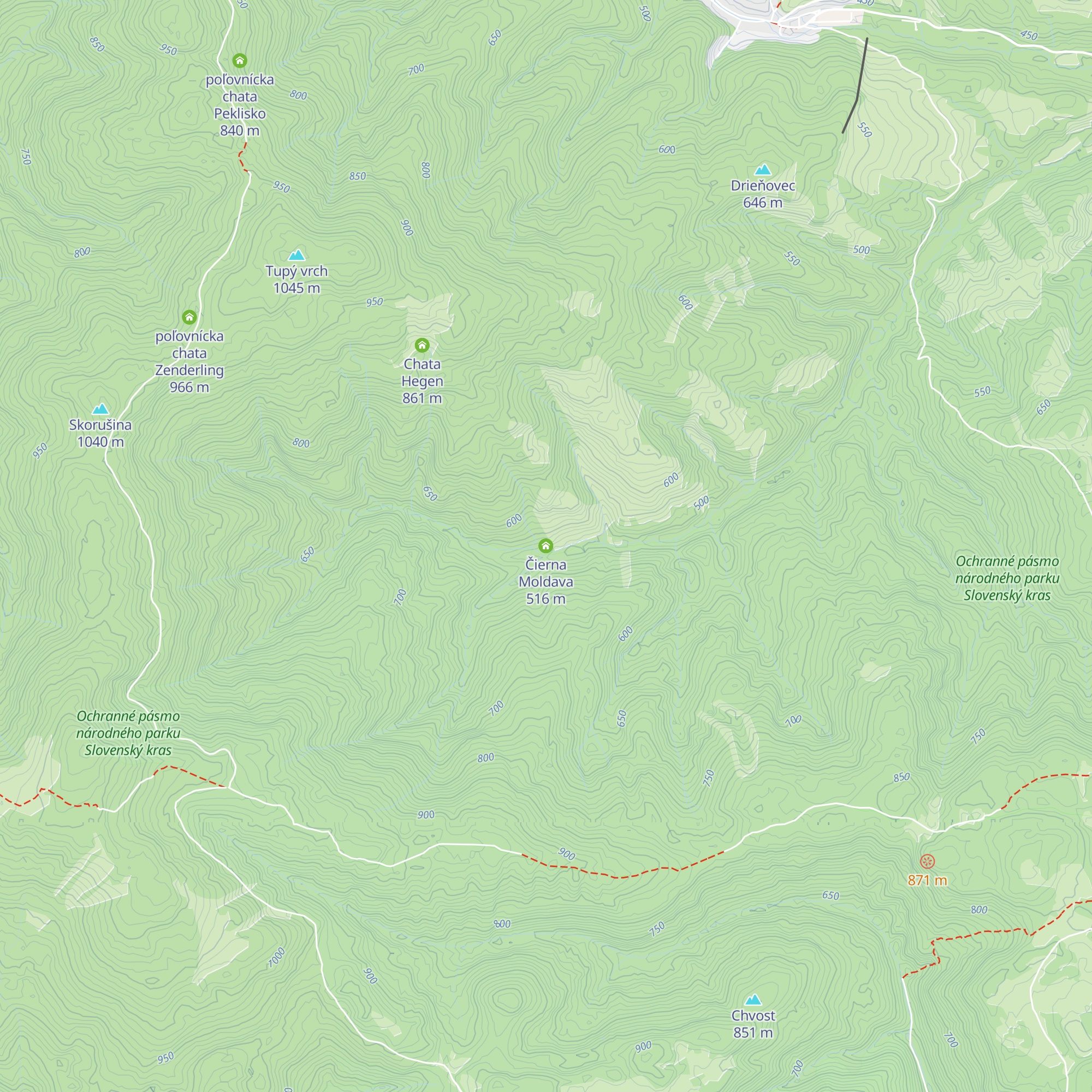 Čierna Moldava map
