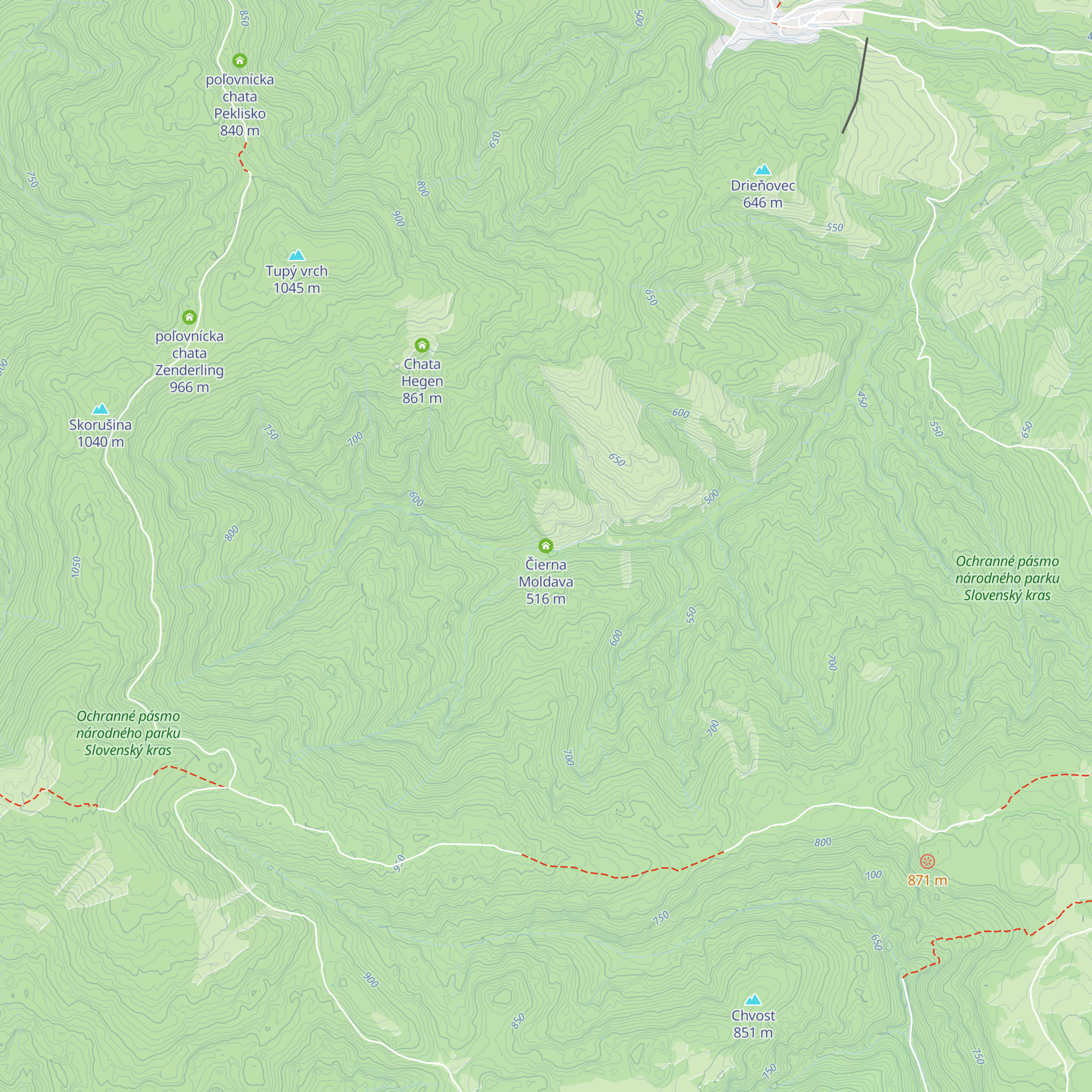 Čierna Moldava map