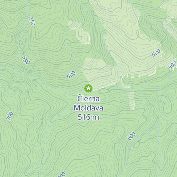 Map of Čierna Moldava