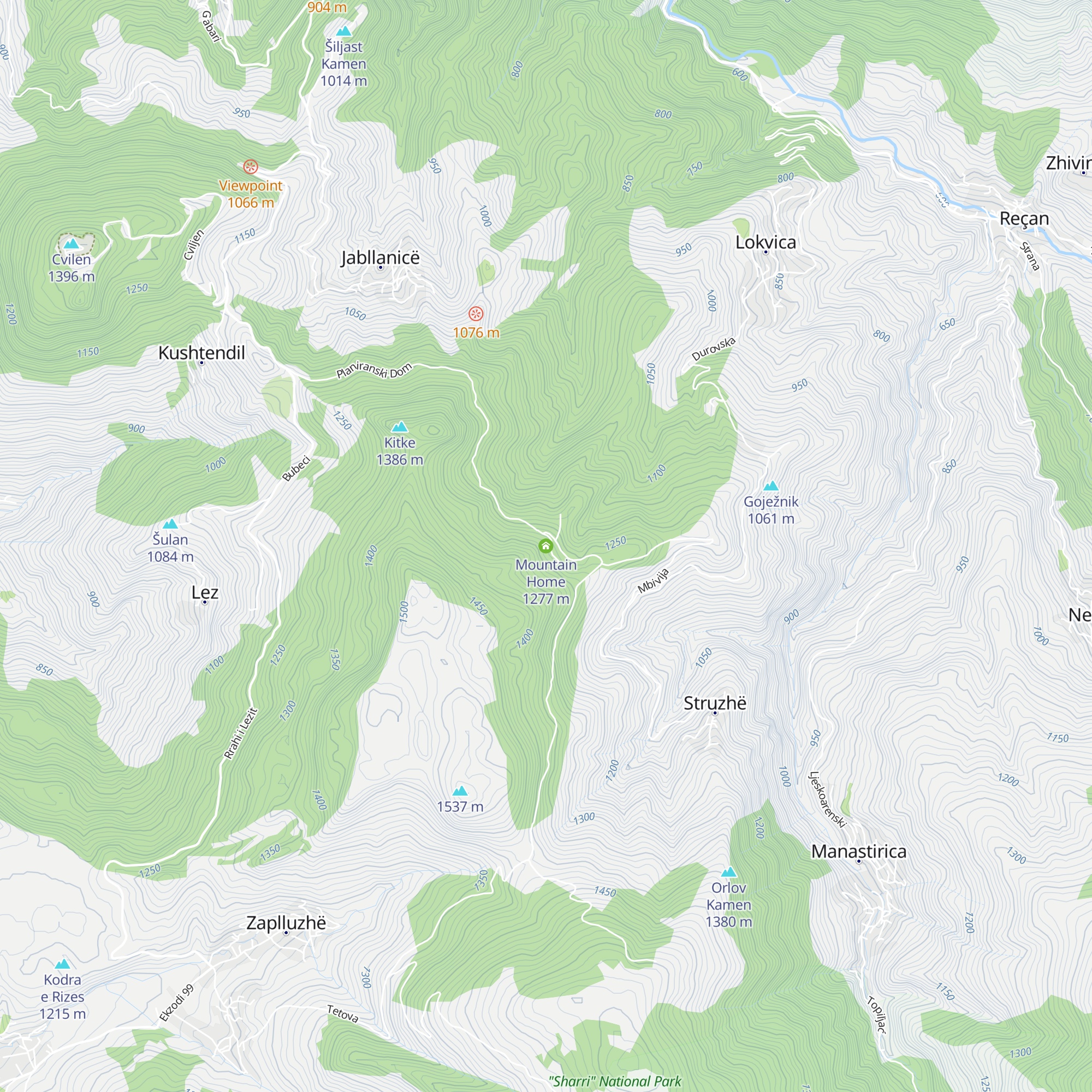 Mountain Home map