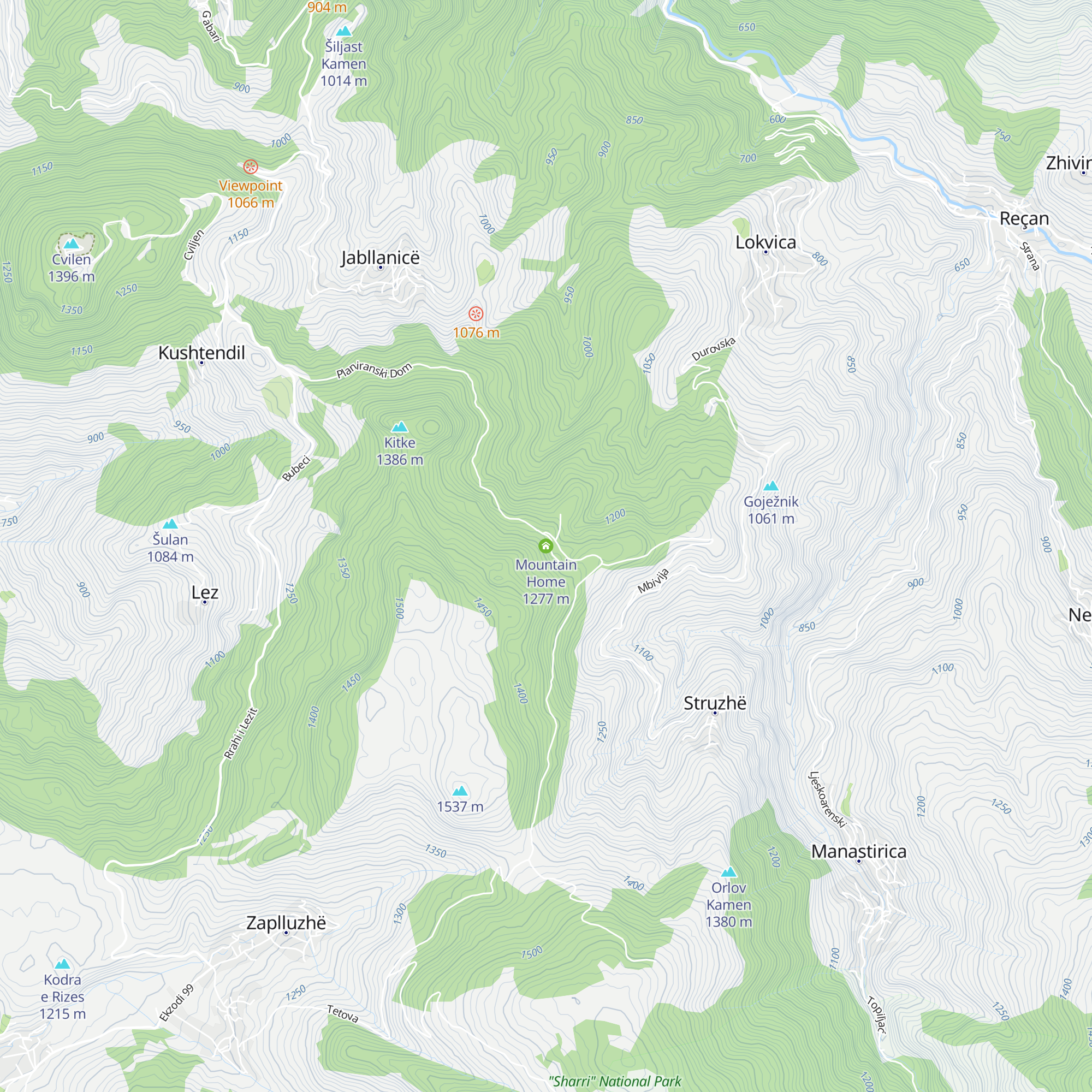 Mountain Home map
