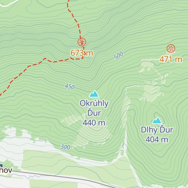 Map of Okrúhly Ďur