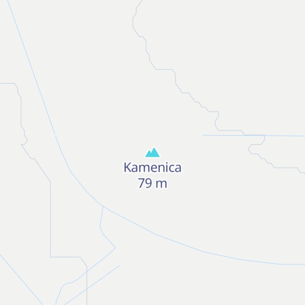 Map of Kamenica