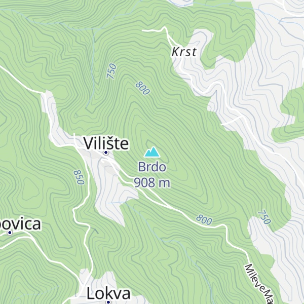 Map of Brdo