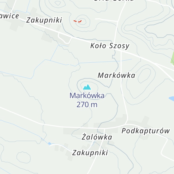 Map of Markówka