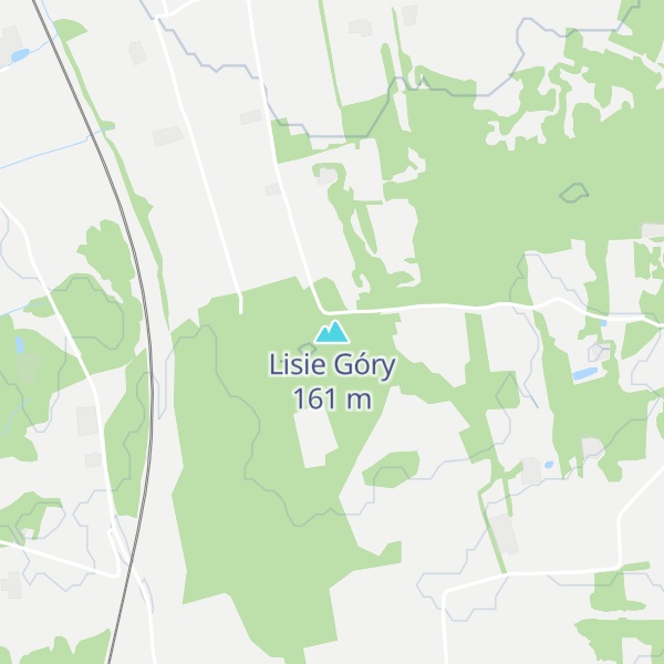 Map of Lisie Góry
