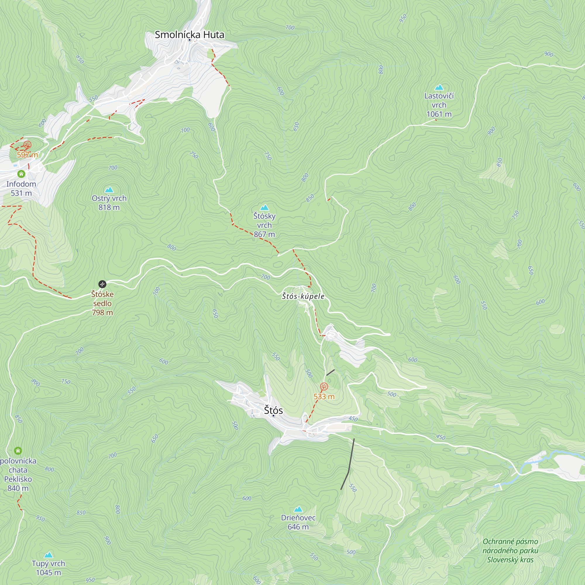 Baník map