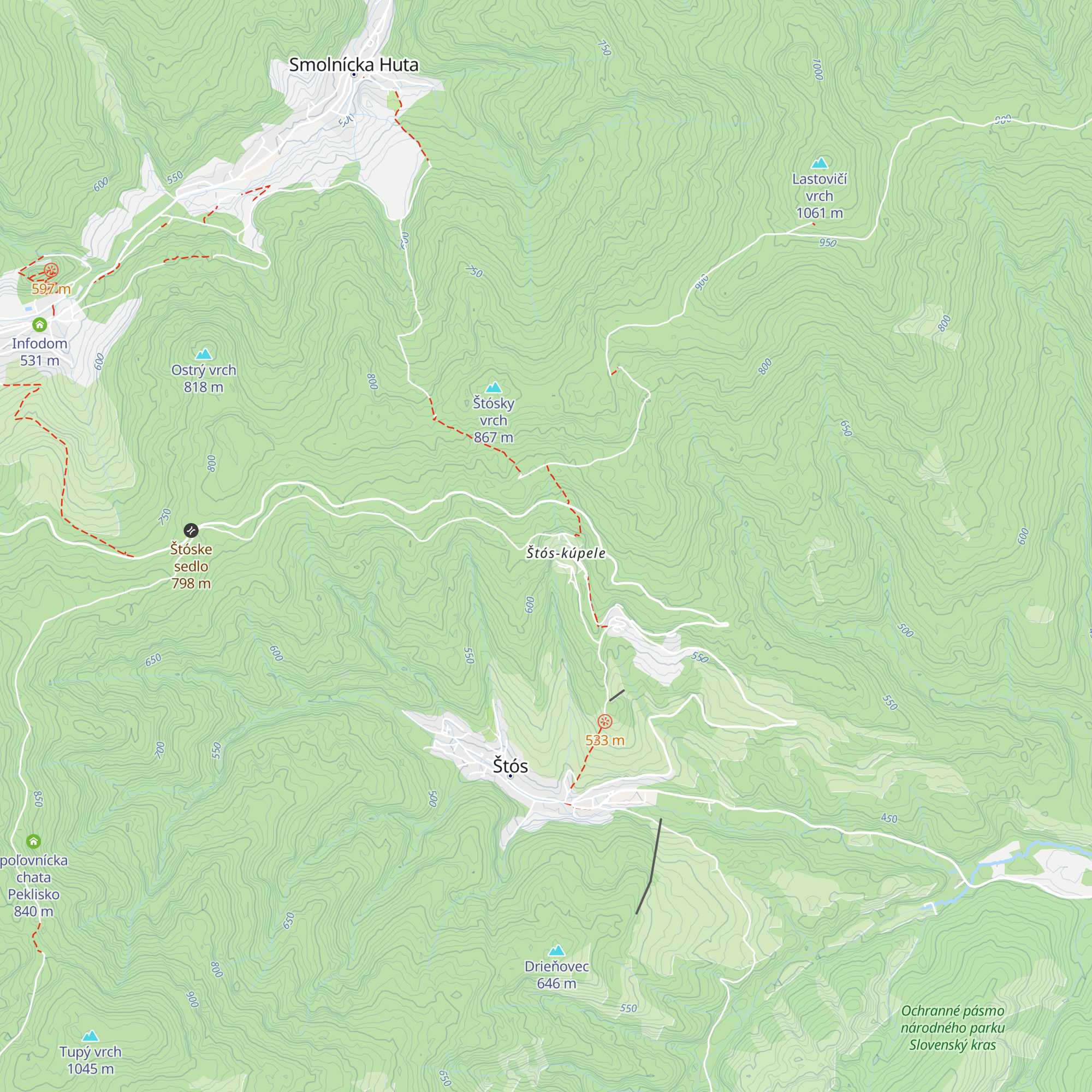 Baník map