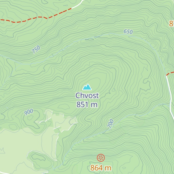 Map of Chvost