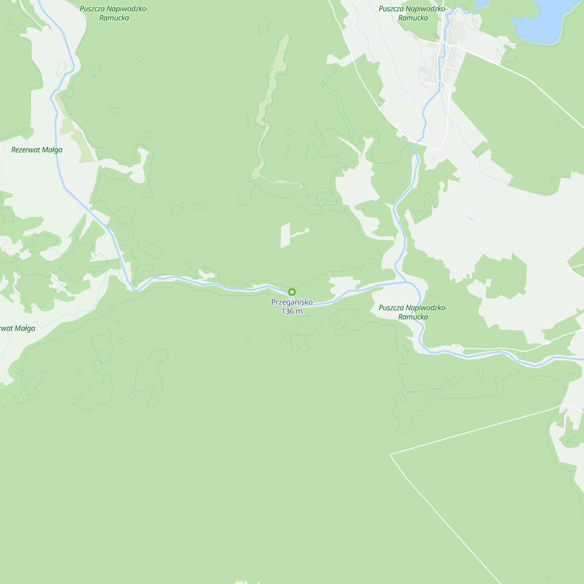 Przeganisko map