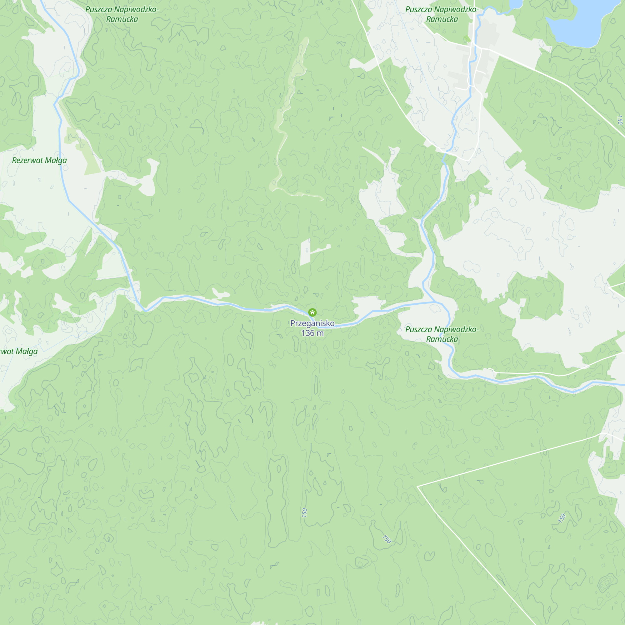 Przeganisko map