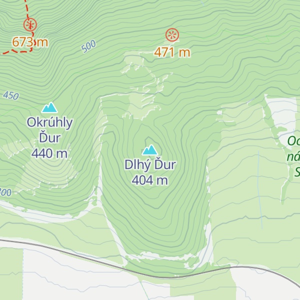 Map of Dlhý Ďur