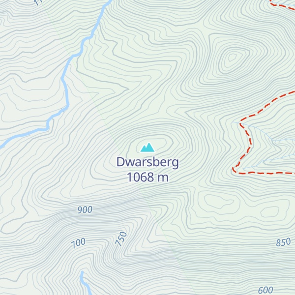 Map of Dwarsberg