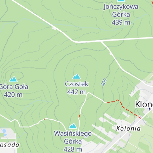 Map of Czostek